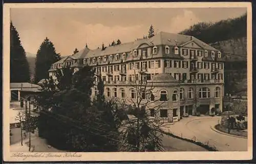 AK Schlangenbad i. Taunus, Hotel und Kurhaus am Waldesrand