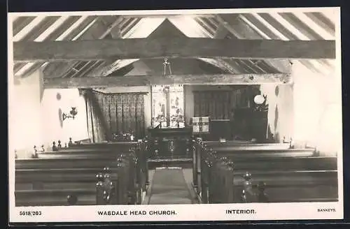 AK Wasdale, Wasdale Head Church, Interior