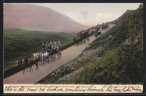 AK Keswick, Coaches descending Dunmail Raise