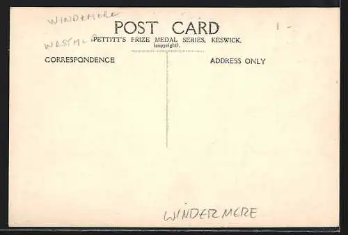 AK Windermere, The Mortal Man