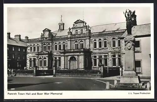 AK Penrith, Town Hall and Boer War Memorial