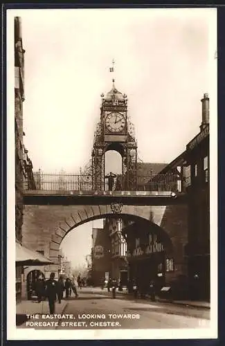 AK Chester, The Eastgate, looking towards Foregate Street