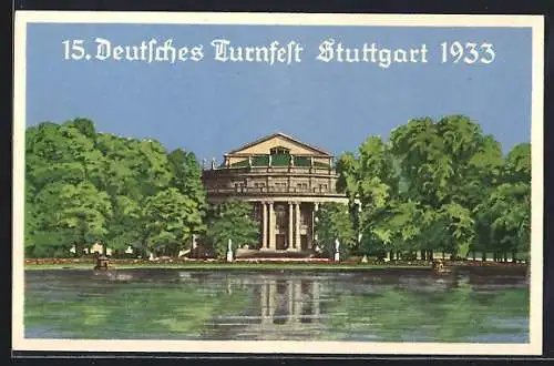 AK Stuttgart, 15. Deutsches Turnfest 1933, Staatstheater, Grosses Haus