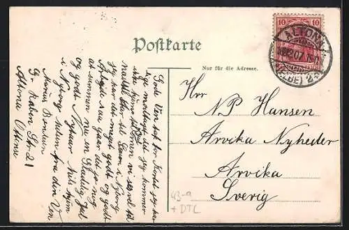 AK Hamburg-St.Pauli, Nächtliche Partie auf dem Hamburger Dom, Volksfest