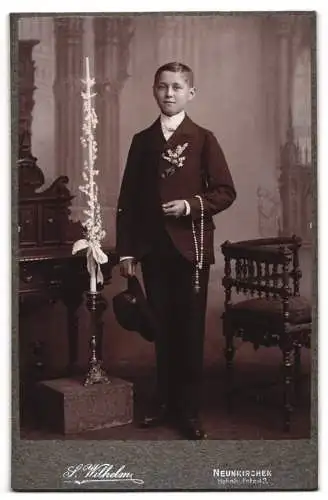 Fotografie S. Wilhelm, Neunkirchen, Bahnhofstr. 42, Ansicht Neunkirchen, Blick auf das Ateliershaus mit Schaufenster
