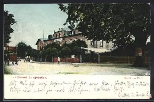 AK Langebrück, Am Hotel zur Post
