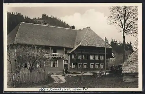 AK Menzenschwand am Feldberg, Gasthaus-Pension Zur Linde