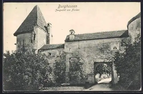 AK Burghausen / Salzach, Zeugwärtl von Norden