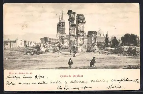 AK Mendoza, Ruinas, Partie bei der Ruine