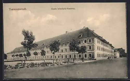 AK Theresienstadt / Terezin, Grosse Infanterie-Kaserne