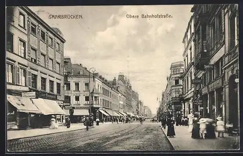 AK Saarbrücken, Obere Bahnhofstrasse