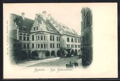 AK München, Münchner Hofbräuhaus