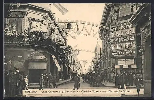 AK Rosario, Calle Córdoba esq. San Martin