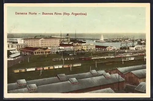 AK Buenos Aires, Darsena Norte, el puerto con trenes