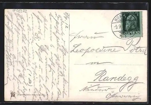 Künstler-AK Richard Wagner: München, Isartor, Pferdekutsche
