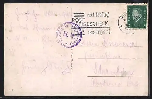 Künstler-AK F.Schlemo: Feiernde Leute im Festzelt auf dem Oktoberfest