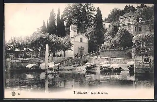 AK Tremezzo, Lago di Come, Ortsansicht