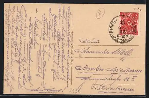 AK Friedrichshafen, Zeppelin über dem Bodensee