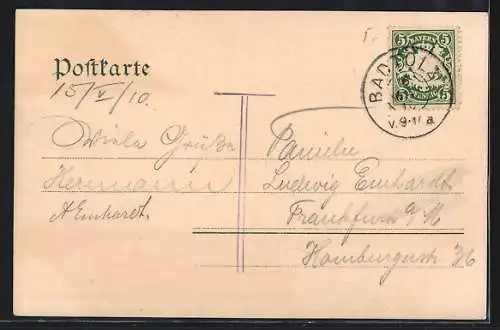 Künstler-AK Alexander Marcks: Walchensee gegen den Wetterstein