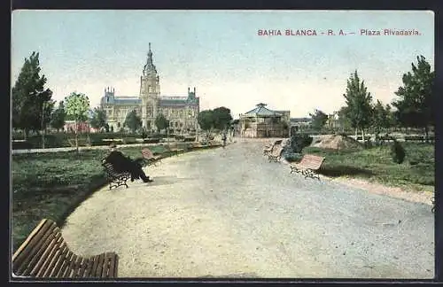 AK Bahia Blanca, Plaza Rivadavia