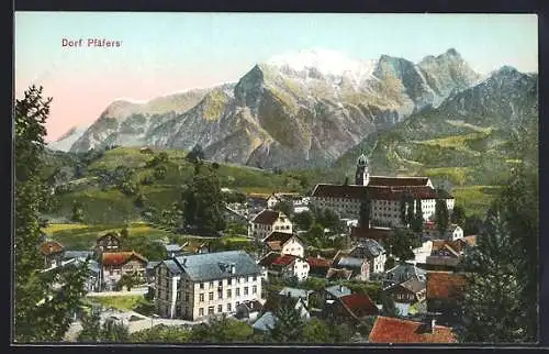 AK Dorf Pfäfers, Ortsansicht