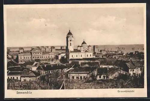 AK Semendria, Gesamtansicht der Ortschaft