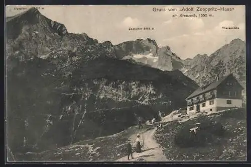 AK Adolf Zoeppritz-Haus am Kreuzeck