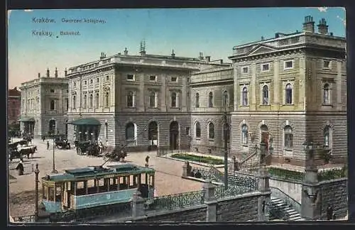 AK Krakau, Bahnhof