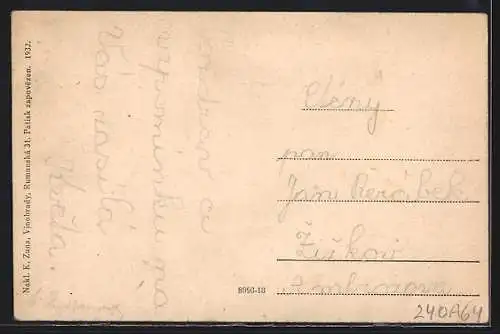 AK Domazlice, Posta, Namesti, Chodske Namesti a Celovy pohled