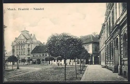 AK Mnich. Hradiste, Námesti, am Marktplatz