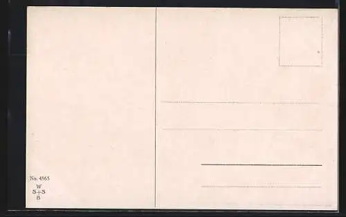 Künstler-AK Ad. Hoffmann: Als er wiederkam!, Kleiner Soldat mit verwundetem Arm begrüsst kleine Braut