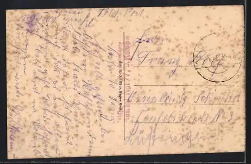 AK Courtrai, Rue du Chemin-de-Fer