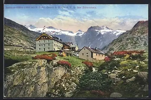 AK Berliner-Hütte mit Umgebung