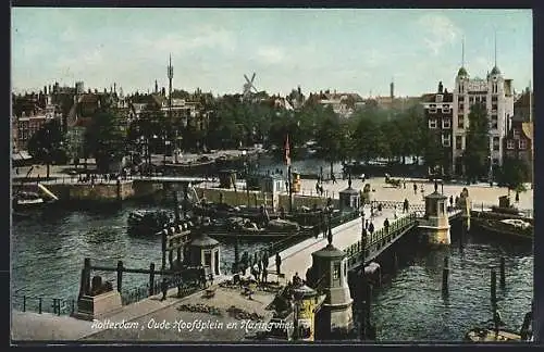 AK Rotterdam, Oude Hoofdplein en Haringvhet