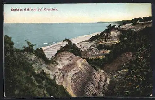 AK Rauschen / Ostsee, Kurhaus-Schlucht