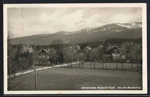 AK Schreiberhau /Mariental, Der alte Baudenweg