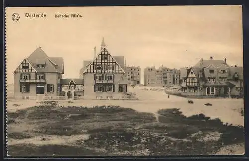 AK Westende, Duitsche Villa's Kolonien