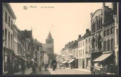 AK Menin, La rue de Lille