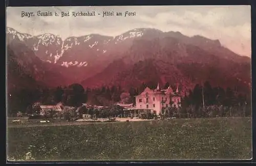 AK Bayrisch Gmain, Hotel am Forst