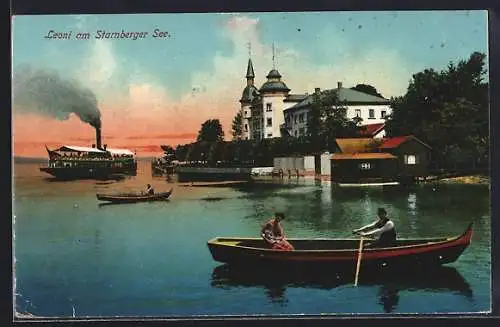 AK Leoni am Starnberger See, Teilansicht vom See her