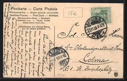 AK Berlin, Unter den Linden, Kranzler-Ecke, Café Bauer