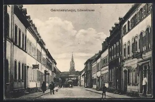 AK Germersheim, Restaurant in der Lilienstrasse
