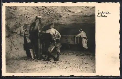 AK Hallein, Sinkwerkanlage im Salzbergwerk Dürnberg