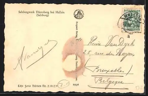 AK Hallein, Sinkwerkanlage im Salzbergwerk Dürnberg