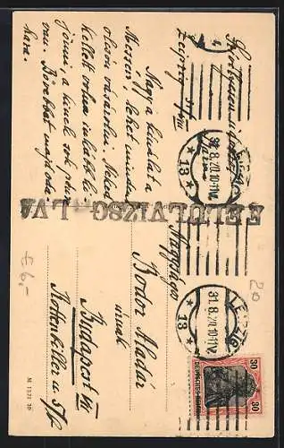 AK Leipzig, Besucher am Neumarkt, Leipziger Messe