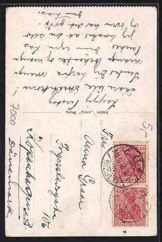 AK Leipzig, Die Petersstrasse während der Messe