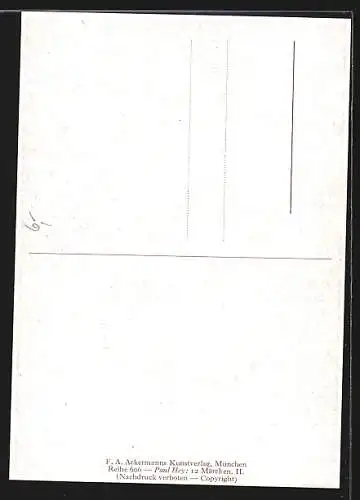 Künstler-AK Paul Hey: Das tapfere Schneiderlein