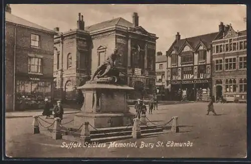 AK Bury St. Edmunds, Suffolk Soldiers Memorial