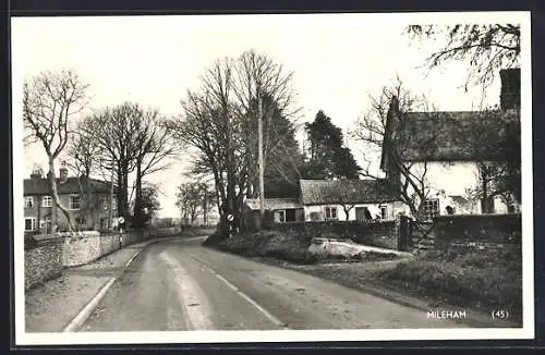 AK Mileham, Strassenpartie im Ort