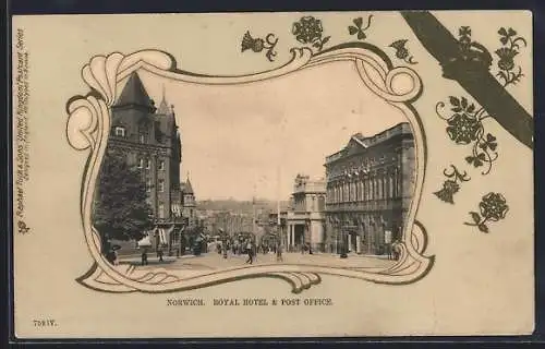 AK Norwich, Royal Hotel and Post Office